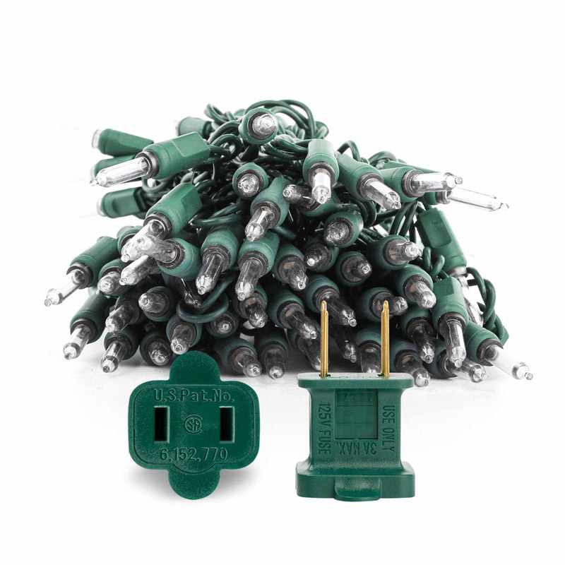 50L T5 Mini LED Light String 6in Bulb Spacing