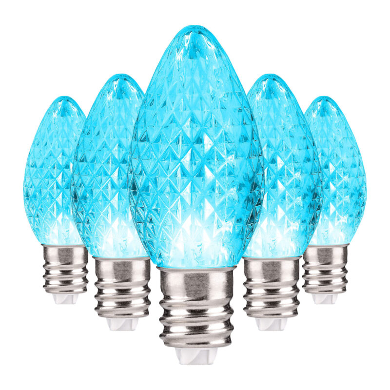 C7 LED Faceted Bulbs E12 Base - Bag of 25 - Image 9