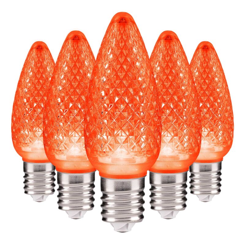 C9 LED Faceted Bulbs E17 Base - Bag of 25 - Image 9