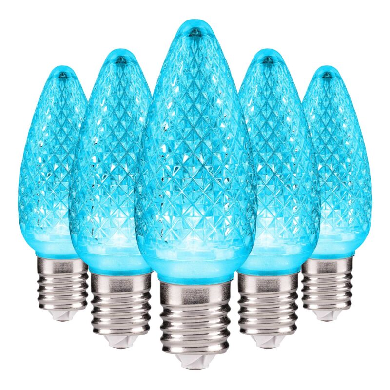C9 LED Faceted Bulbs E17 Base - Bag of 25 - Image 12