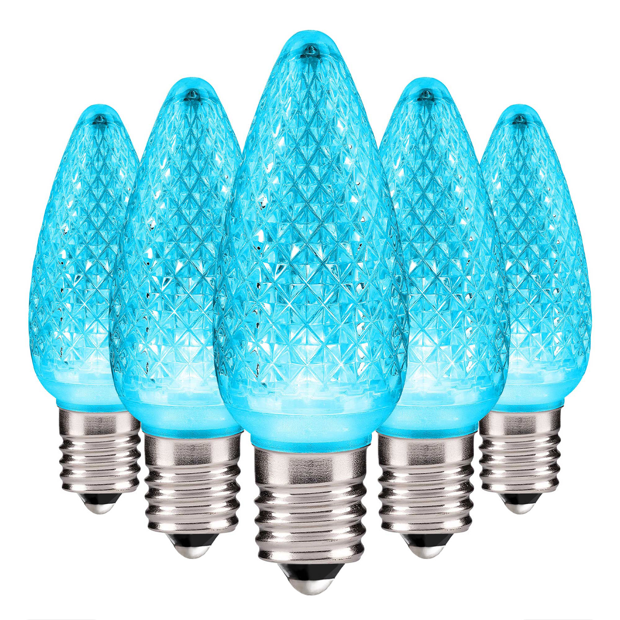 C9 Christmas Lights Faceted Christmas Bulbs E17 Base - Bag of 25 - Image 5
