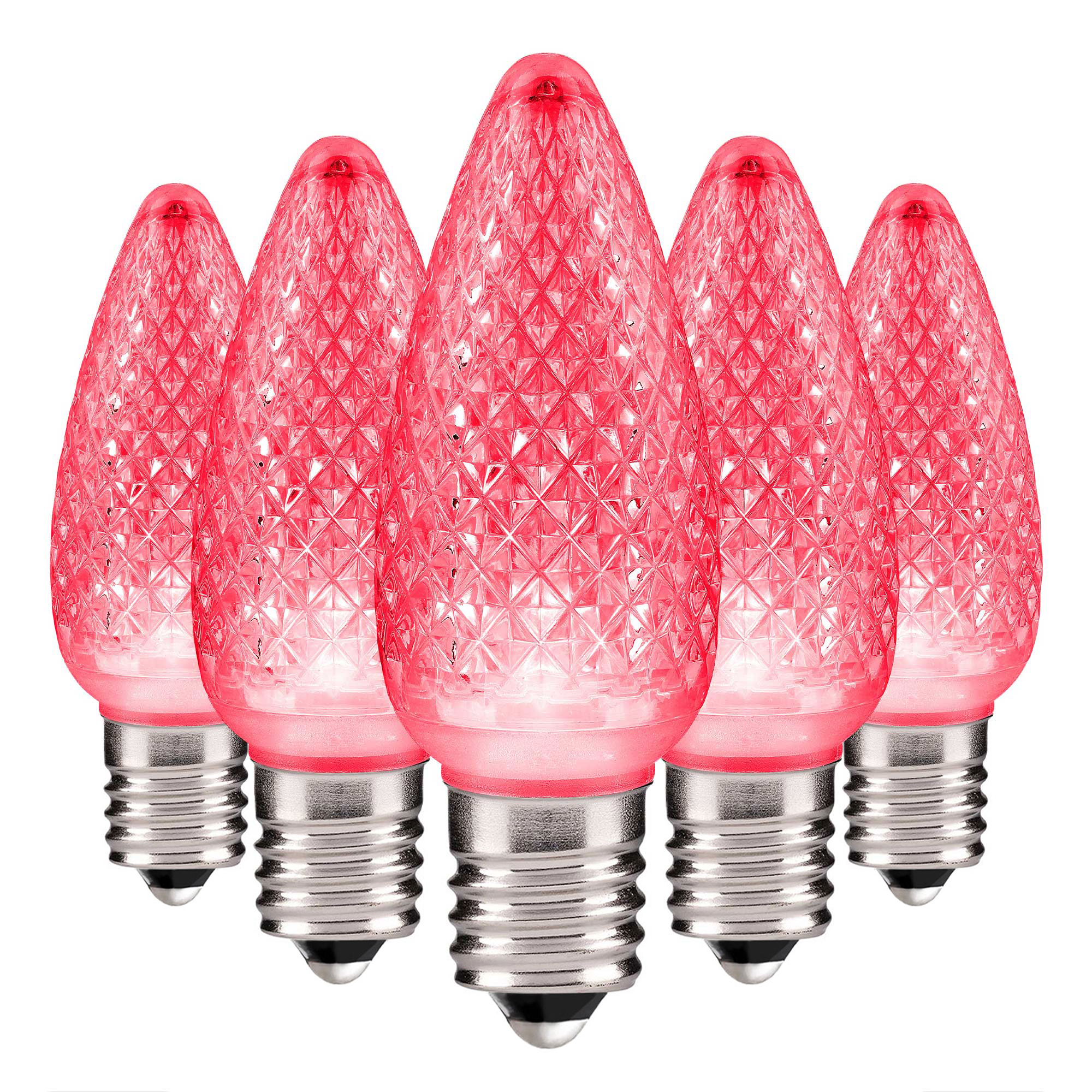 C9 Christmas Lights Faceted Christmas Bulbs E17 Base - Bag of 25 - Image 6