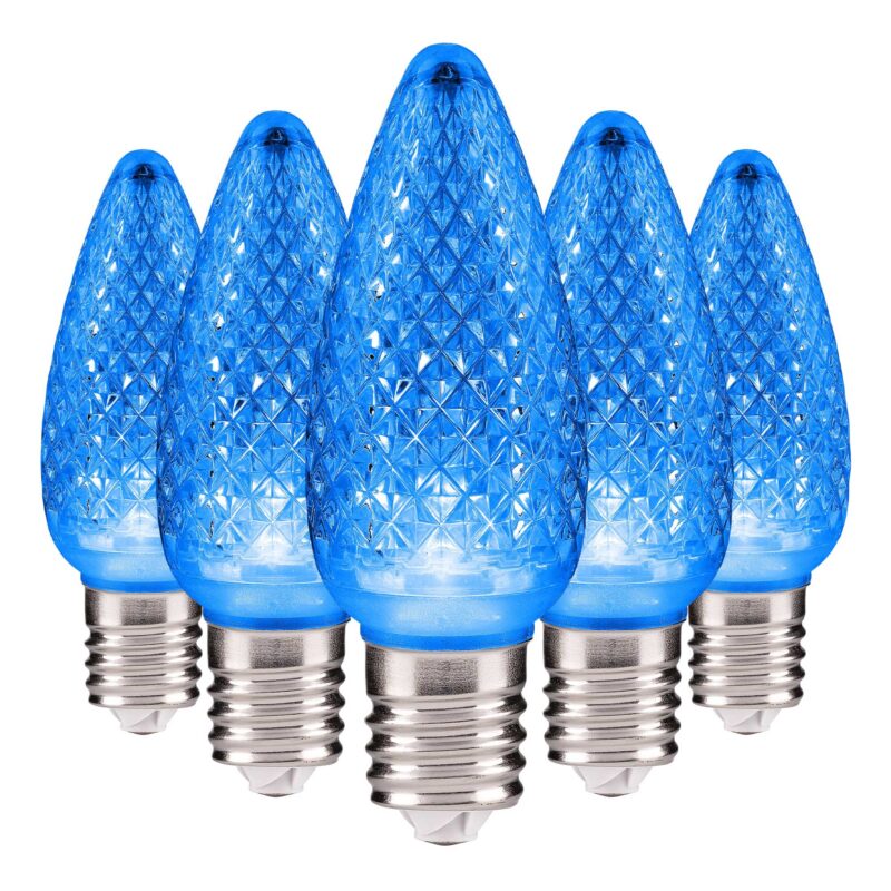 C9 LED Faceted Bulbs E17 Base - Bag of 25 - Image 7