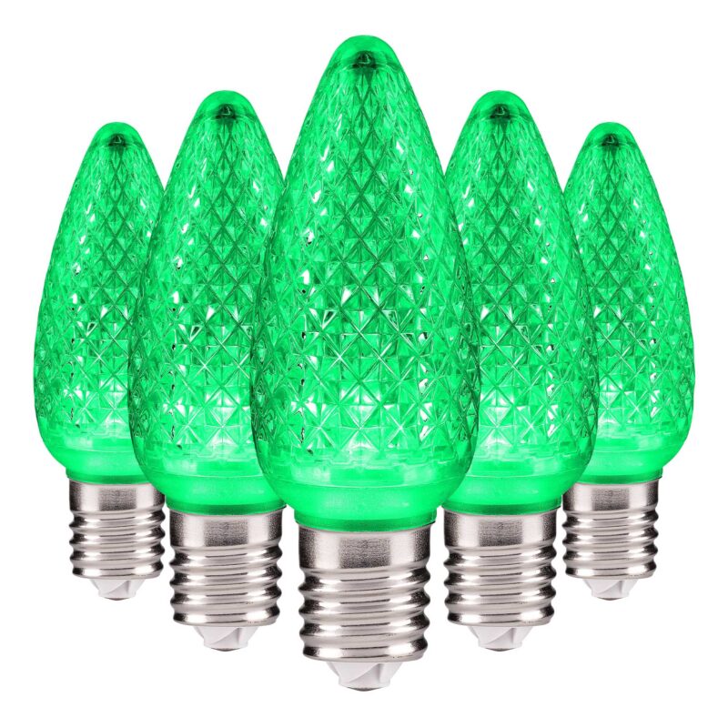 C9 LED Faceted Bulbs E17 Base - Bag of 25 - Image 6