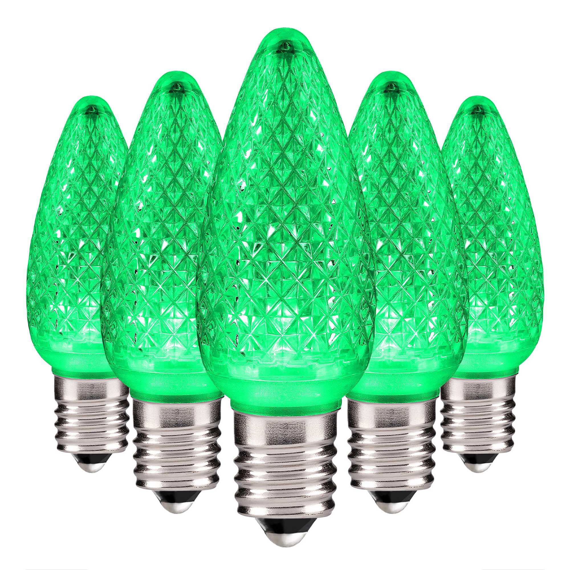C9 Christmas Lights Faceted Christmas Bulbs E17 Base - Bag of 25 - Image 8
