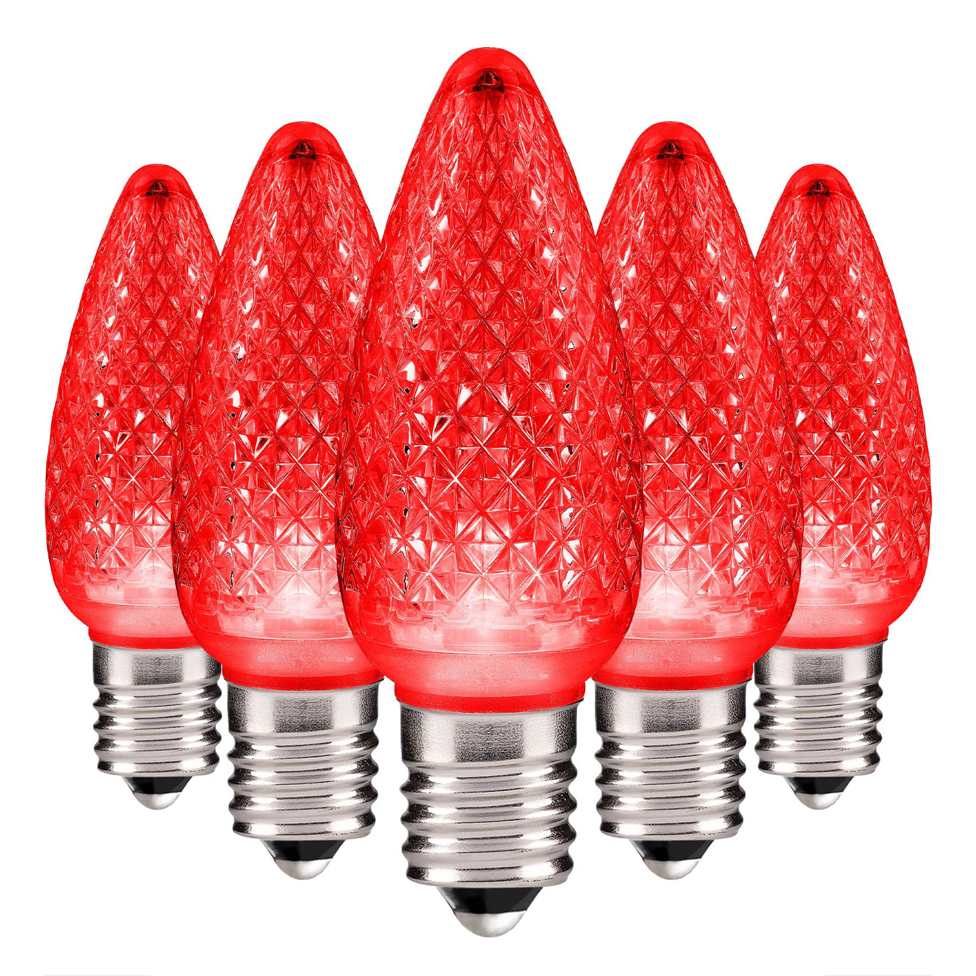 C9 Christmas Lights Faceted Christmas Bulbs E17 Base - Bag of 25 - Image 9