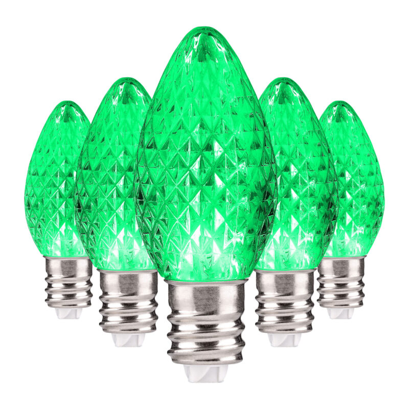 C7 LED Faceted Bulbs E12 Base - Bag of 25 - Image 7