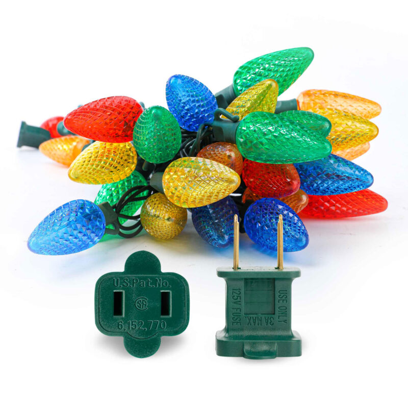26L C9 LED Light String 8in Bulb Spacing