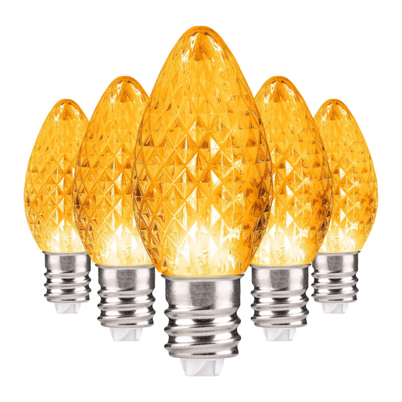 C7 LED Faceted Bulbs E12 Base - Bag of 25 - Image 6