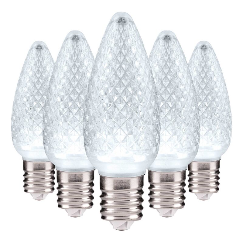 C9 LED Faceted Bulbs E17 Base - Bag of 25 - Image 4