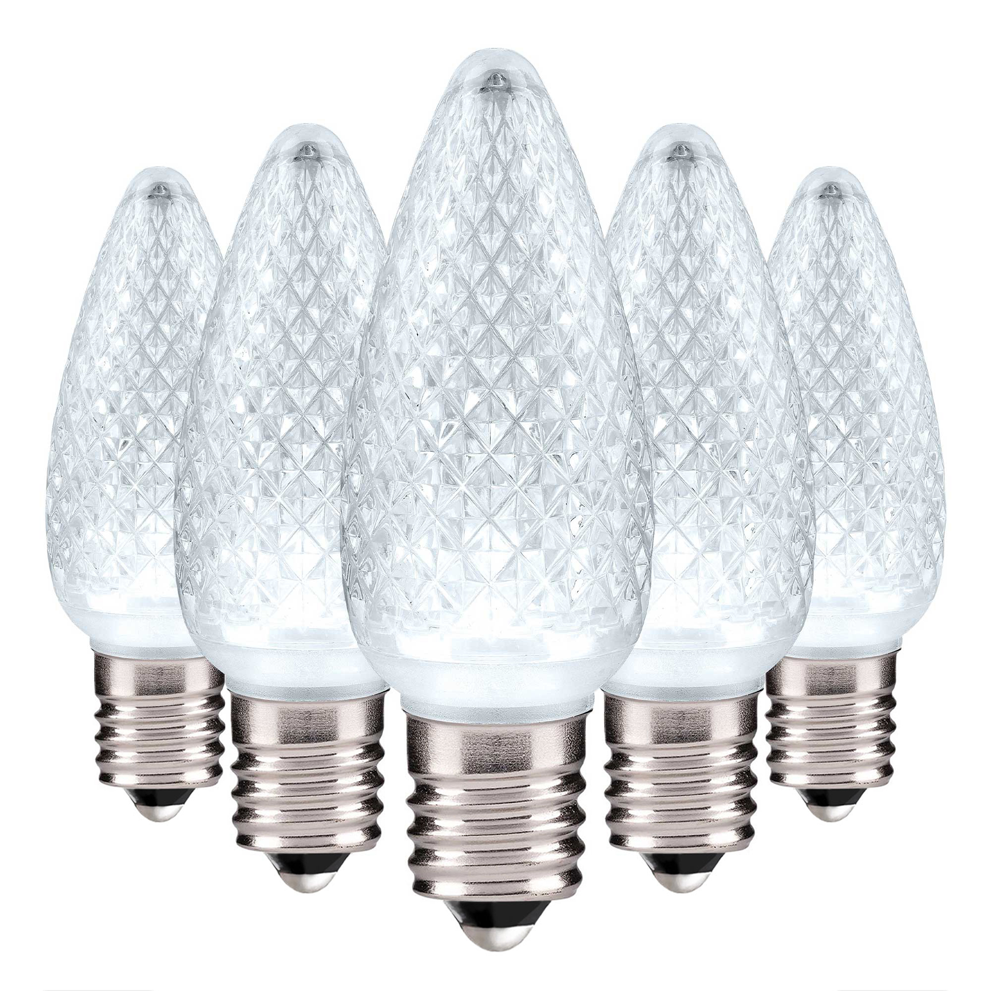 C9 Christmas Lights Faceted Christmas Bulbs E17 Base - Bag of 25 - Image 11