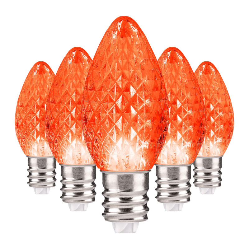 C7 LED Faceted Bulbs E12 Base - Bag of 25 - Image 5