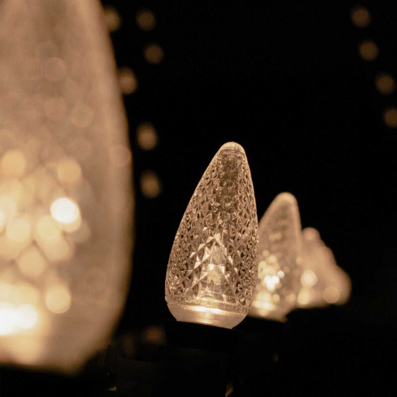 C9 LED Faceted Bulbs E17 Base - Bag of 25 - Image 13