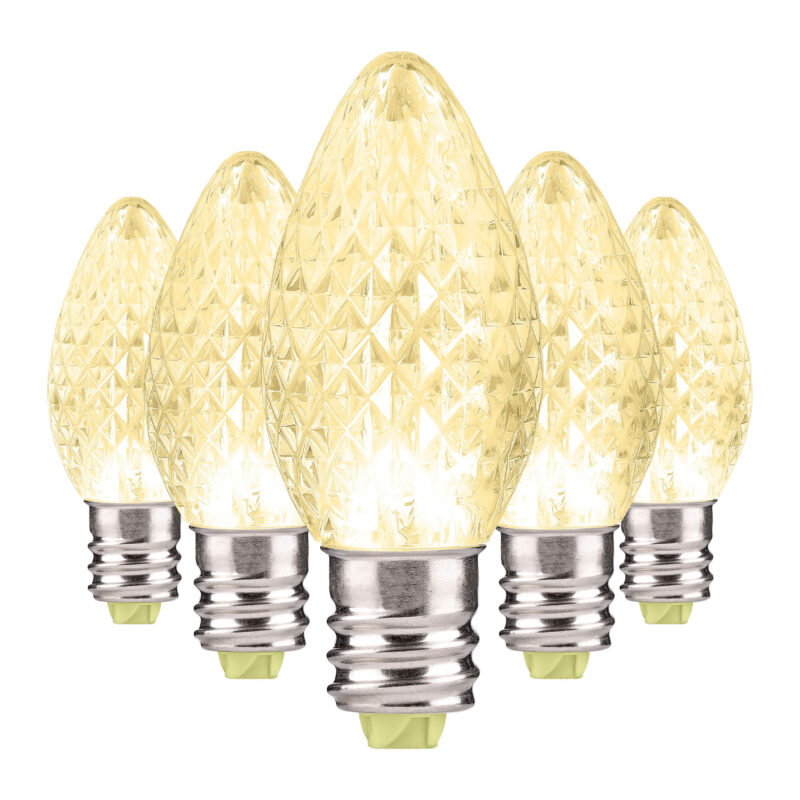 C7 LED Faceted Bulbs E12 Base - Bag of 25 - Image 8