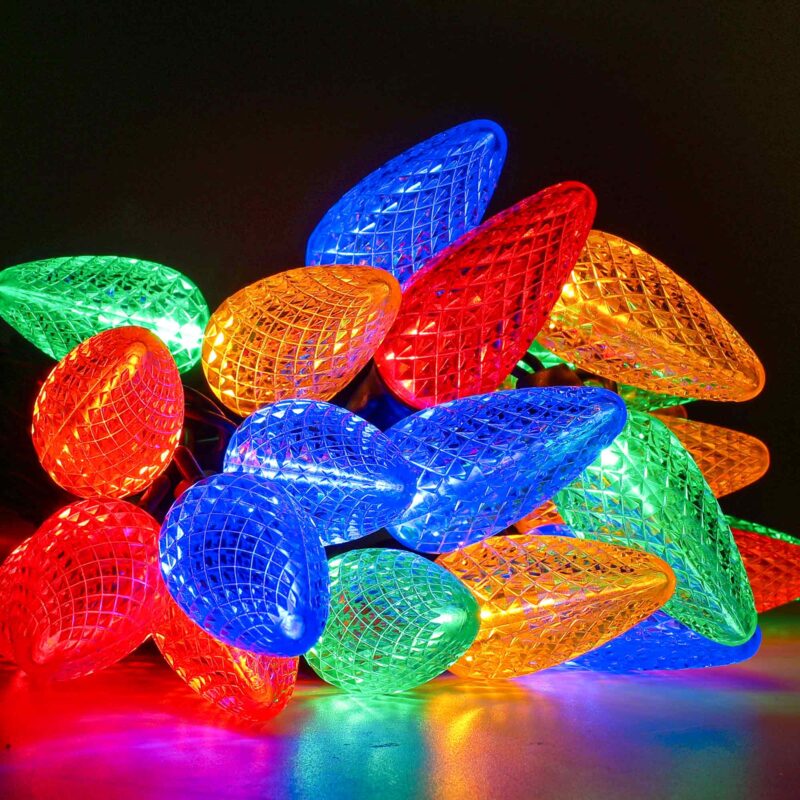 26L C9 LED Light String 8in Bulb Spacing - Image 8