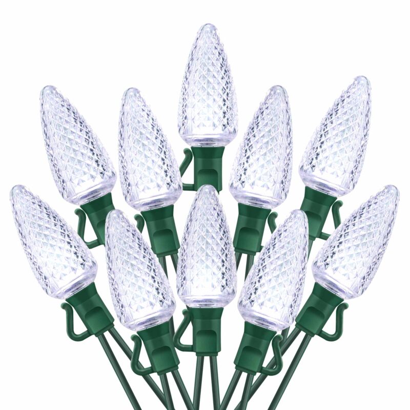 26L C9 LED Light String 8in Bulb Spacing - Image 4