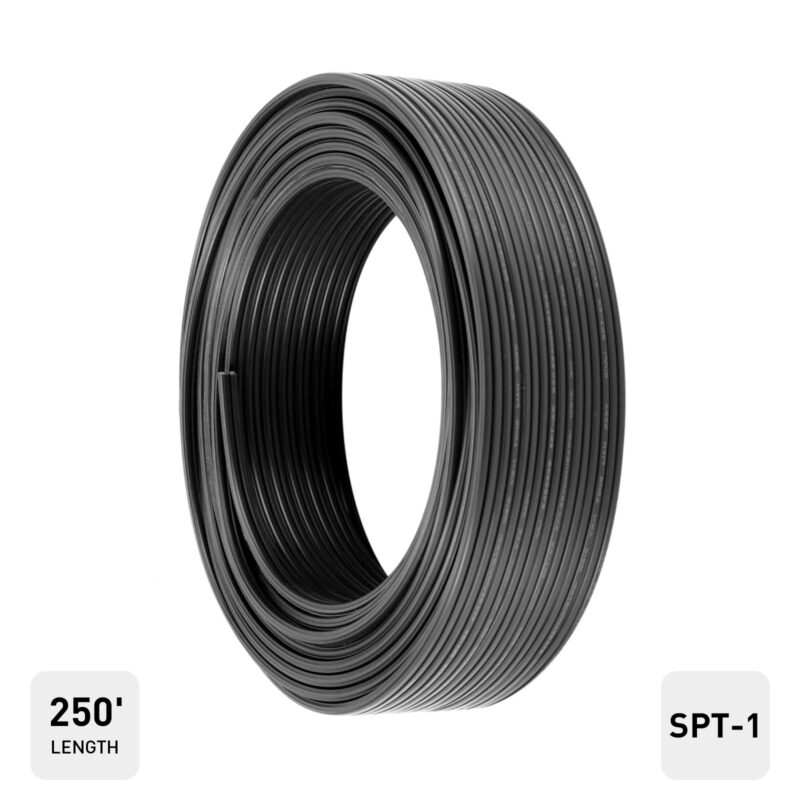250ft Christmas Light Extension Cords Bare Wire SPT-1 (No Sockets)